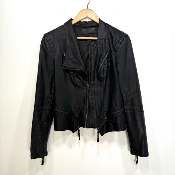Blank NYC Black Leather Jacket - Picture 1 of 11
